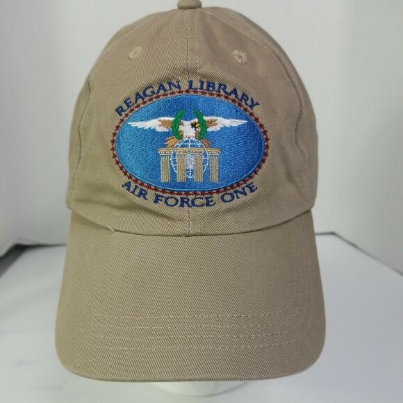 Air Force One Hat President Ronald Reagan Library  Mens Baseball Cap Adjustable - Picture 2 of 9